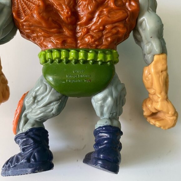 VINTAGE 1989 Playmates Teenage Mutant Ninja Turtles General Traag 4" Figure - Picture 5 of 8